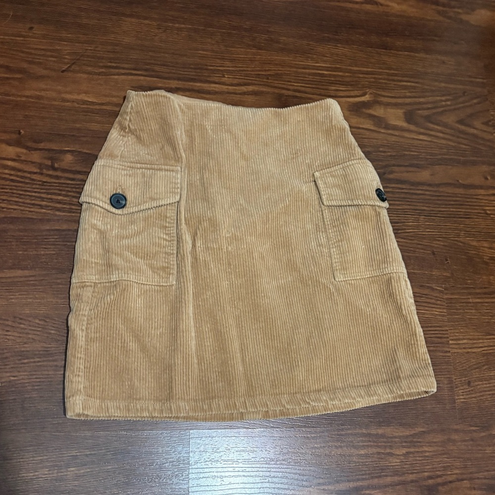 TWIK Corduroy Skirt with pockets
